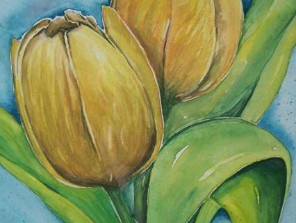 Gelbe Tulpen